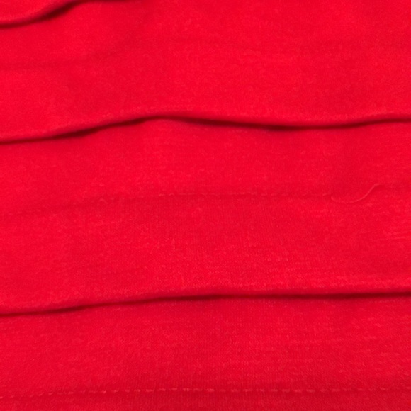 Red Mini Skirt - Picture 3 of 4